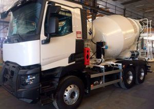 truck-mounted concrete mixer