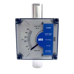variable-area flow meter / for gas / for liquids / metal tube