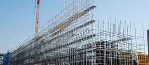 fixed scaffolding tower