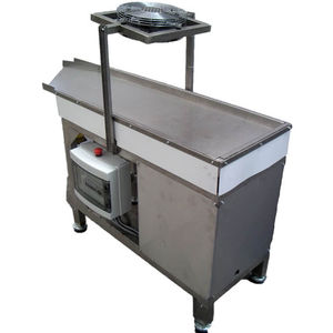 vibrating conveyor / for the food industry / for pasta / stainless steel