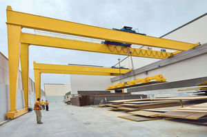 rail-mounted semi-gantry crane
