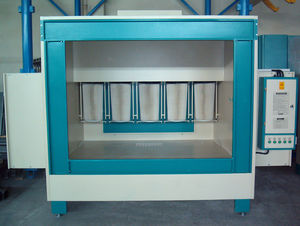 open powder coating booth / cartridge filter