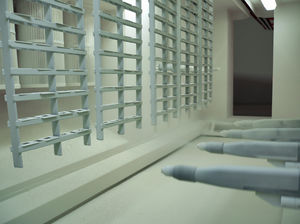 enclosed powder coating booth / filter / electrostatic