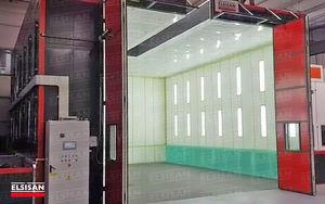 封闭式涂料展位