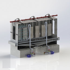 chamber surface pre-treatment line
