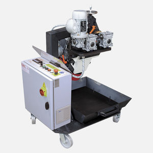 electric beveling machine / mobile / for plates / with adjustable angle
