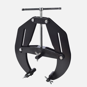 screw pipe clamp / stainless steel / quick-lock