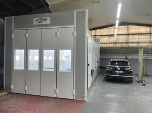 enclosed paint booth