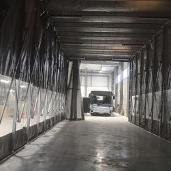enclosed paint booth