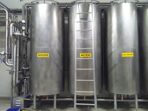 CIP unit for the food industry