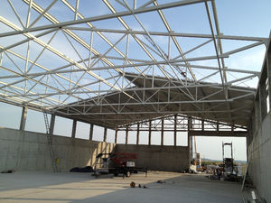 temporary roofing structure