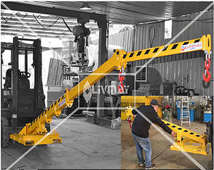 telescopic jib crane / lifting