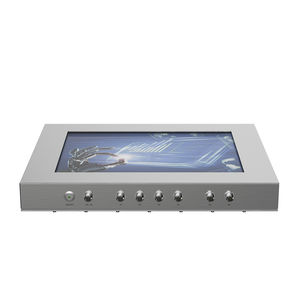industrial panel PC / LCD / LED backlight / 5-wire resistive touch screen