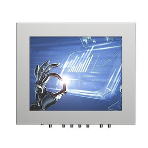 industrial panel PC / LCD / LED backlight / 5-wire resistive touch screen