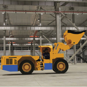 rubber-tired dumper