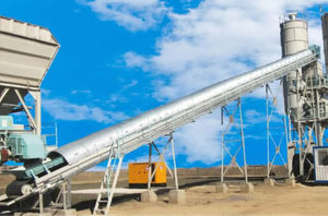 stationary concrete batching plant