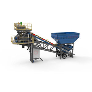 stationary concrete batching plant