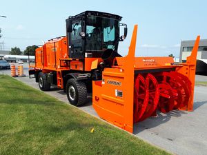 compact loader snow blower