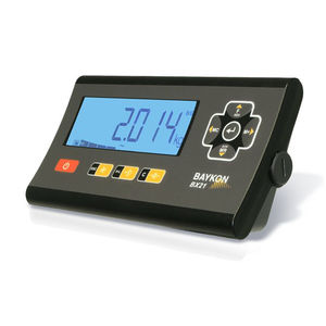 LCD display weight indicator