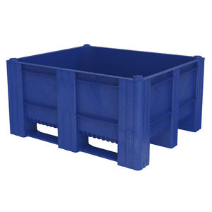 Plastic pallet box - 800 SL2160 - DOLAV - reinforced / stackable / standard