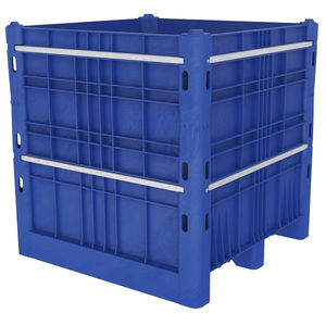 Plastic pallet box - 800 SL2160 - DOLAV - reinforced / stackable / standard