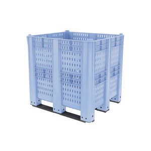 Plastic pallet box - ACE 1000 - DOLAV - storage / stacking / perforated ...