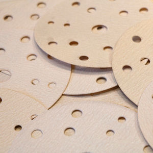 finishing abrasive disc