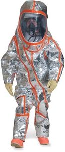 work coveralls / fire-retardant / PVC