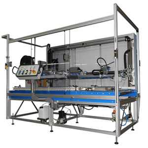 multi-flap case sealer / adhesive tape / automatic / gummed paper