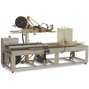 multi-flap case sealer / adhesive tape / automatic / gummed paper