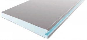 sandwich panel with stainless steel facing