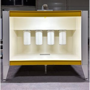 closed circuit powder coating booth