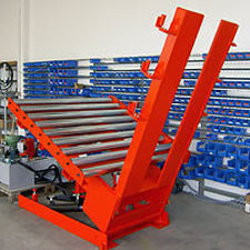 hydraulic tipping station