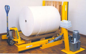 hydraulic tipping station / pallet / reel / fixed