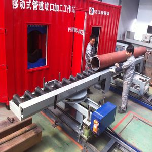 chamfering grooving machine