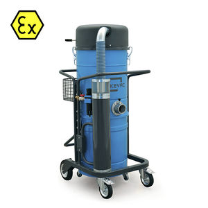 wet and dry vacuum cleaner / pneumatic / industrial / compact