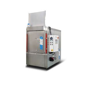 water-based detergent cleaning machine / spray / automatic / metal machining