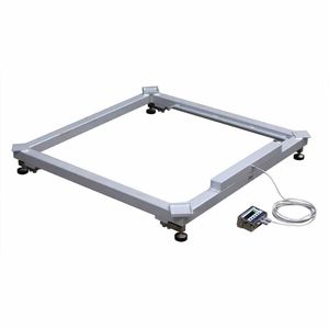 tank weighing scale / weight/volume / stainless steel