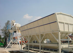 stationary concrete batching plant / continuous / automatic
