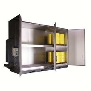 drum hot chamber / for containers