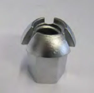 knurled nut