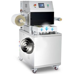 packaging machine with modified atmosphere packaging