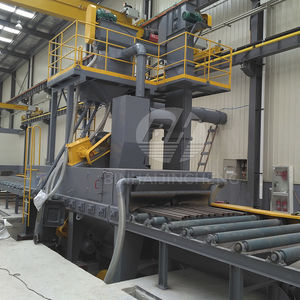 roller conveyor shot blasting machine