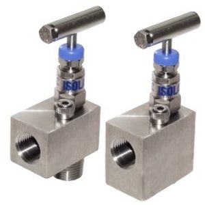 needle valve / manual / shut-off / for oil