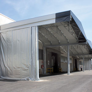 aluminum-framed awning