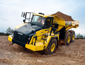 articulated dump truck