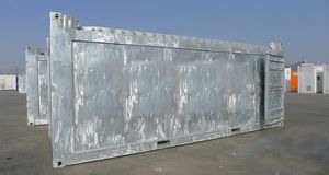 galvanized steel intermodal container