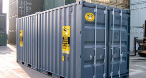 steel intermodal container