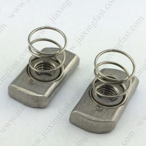 nut with spring