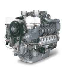 Diesel Engine 12v 16v v 4000 C03 Mtu Friedrichshafen Turbocharged Common Rail For Mining Applications